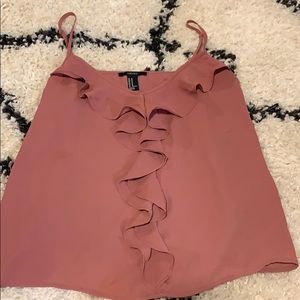 Forever 21 Ruffle Cami Tank Top